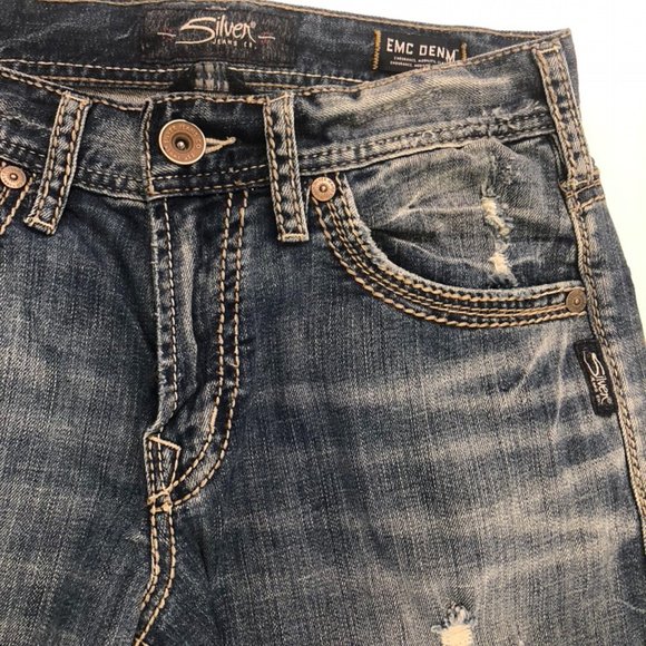 SILVER EMC DENIM EDDIE - BNWOT - Picture 3 of 13